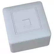 Caja de superficie 1 X Rj45 Keystone 80 x 80