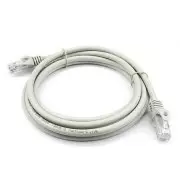 Latiguillo RJ45 Cat6 UTP 0.5m gris