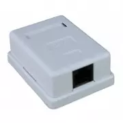 Roseta de superficie 1 X RJ-45 CAT6 UTP