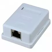 Roseta de superficie 1 X RJ-45 CAT6 FTP