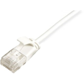 Latiguillo RJ45 Cat6A UTP Slim, blanco