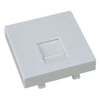 Modulo con tapa RJ45 45 x 45 mm