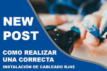 Como realizar una correcta instalación de cableado de red RJ45