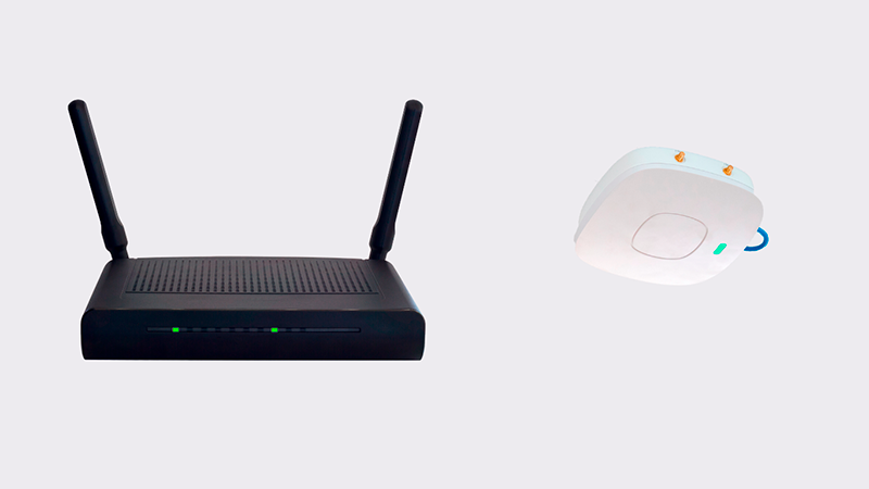 Router punto de acceso sale